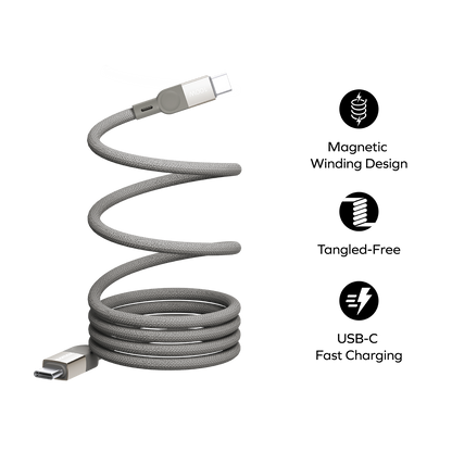 Mag.Link Magnetic USB-C to USB-C Cable 100W Up to 2m