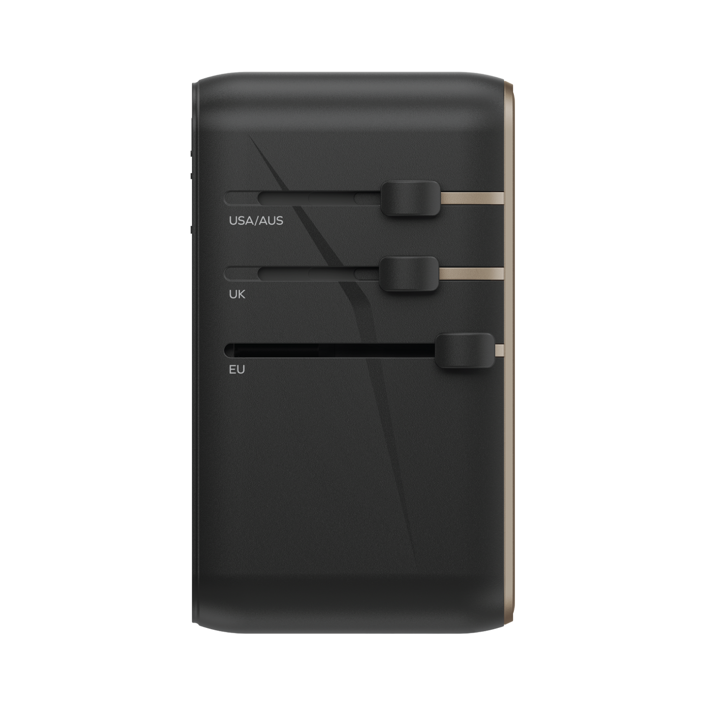 1-World Universal 4-Port Travel GaN Charger 120W + USB-C Cable