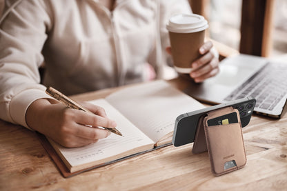 1-Wallet Magnetic Card Holder With Stand