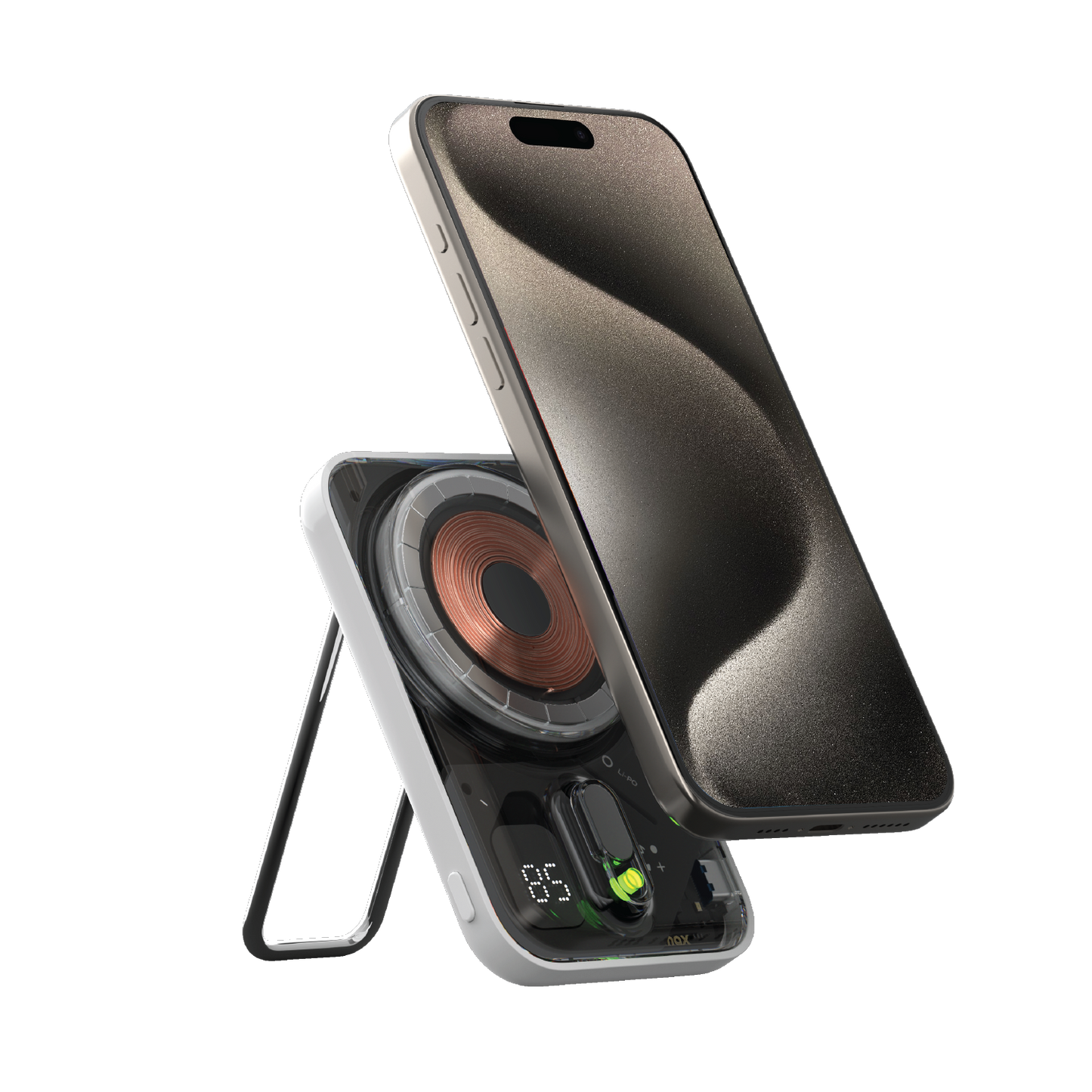 1-Power Flow Wireless Power Bank 5000mAh