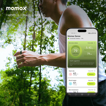 1-Sense Active Multi-Functional Health Tracking Smart Ring