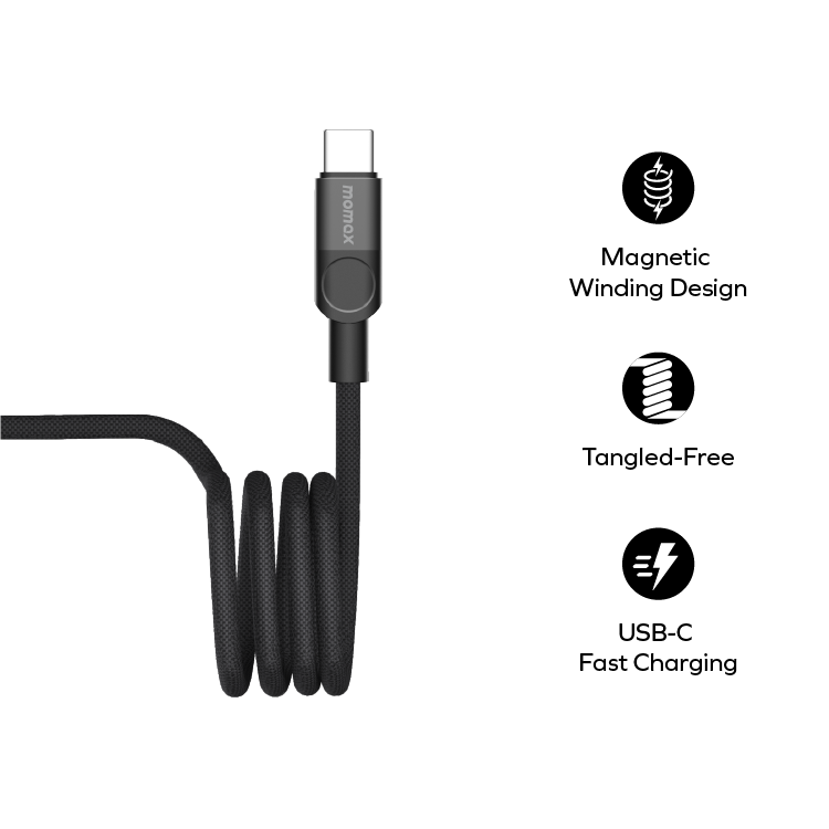 Mag.Link Magnetic USB-C to USB-C Cable 100W 1m