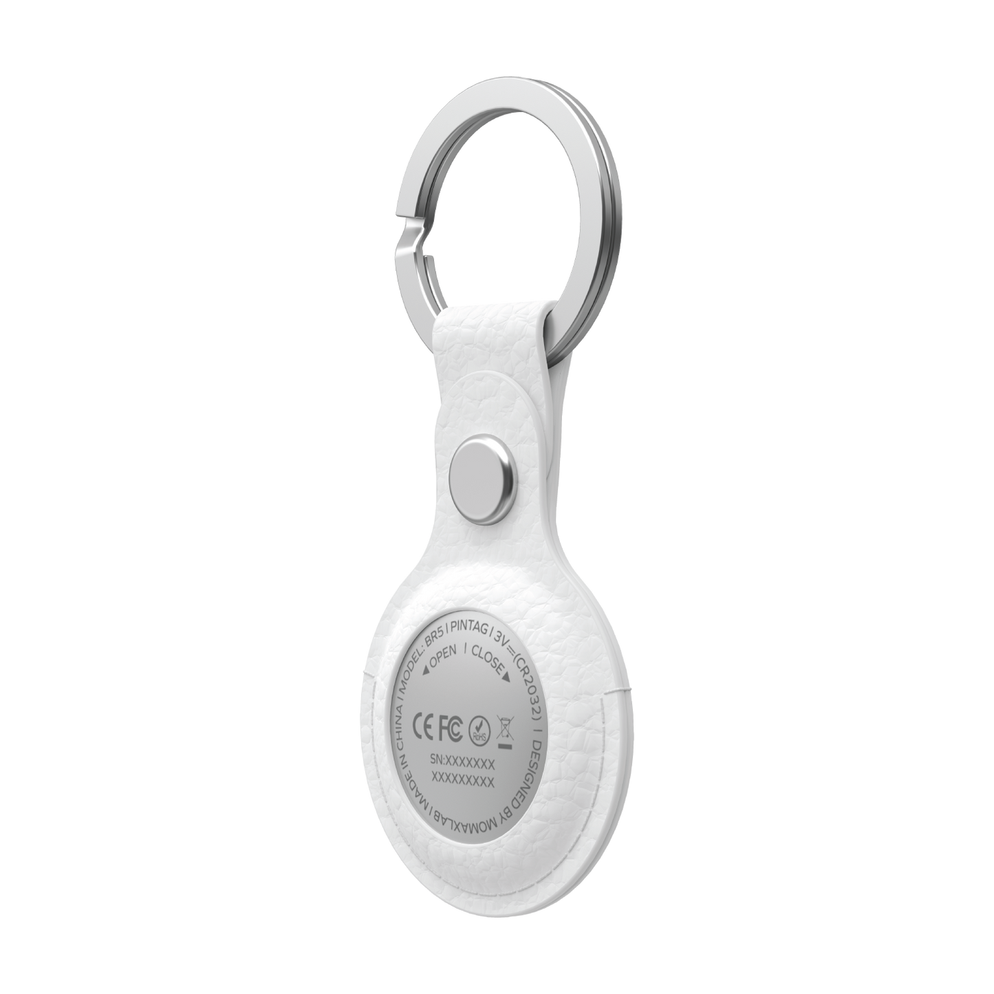 Finder Tag Vegan Leather Case Holder with Keyring