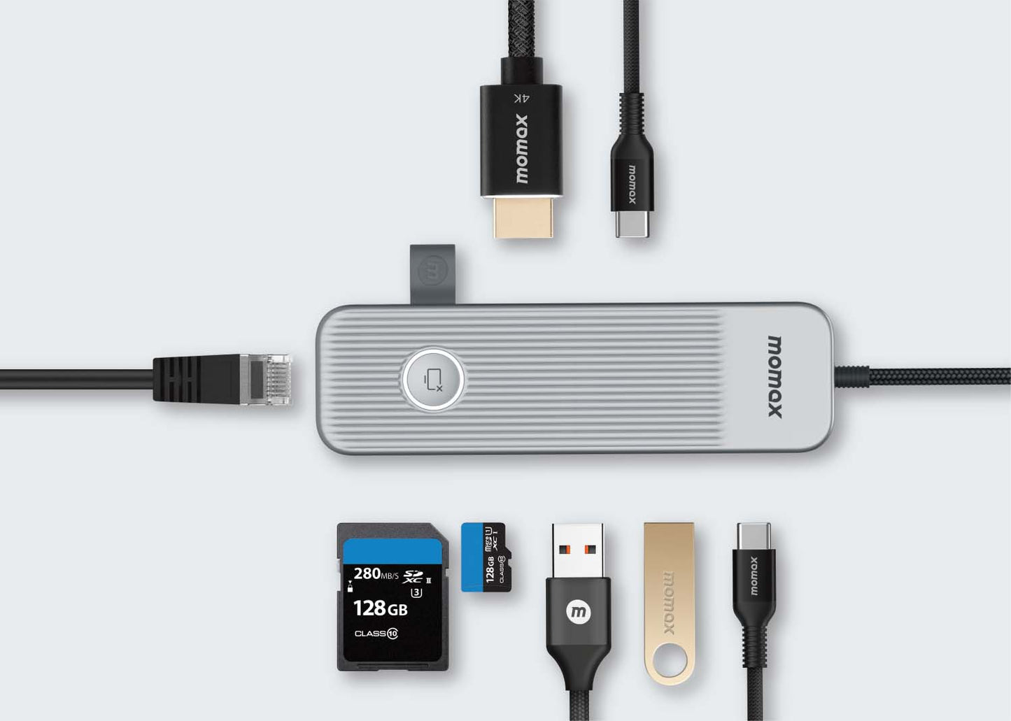 1-Link USB-C Hub 8-in-1