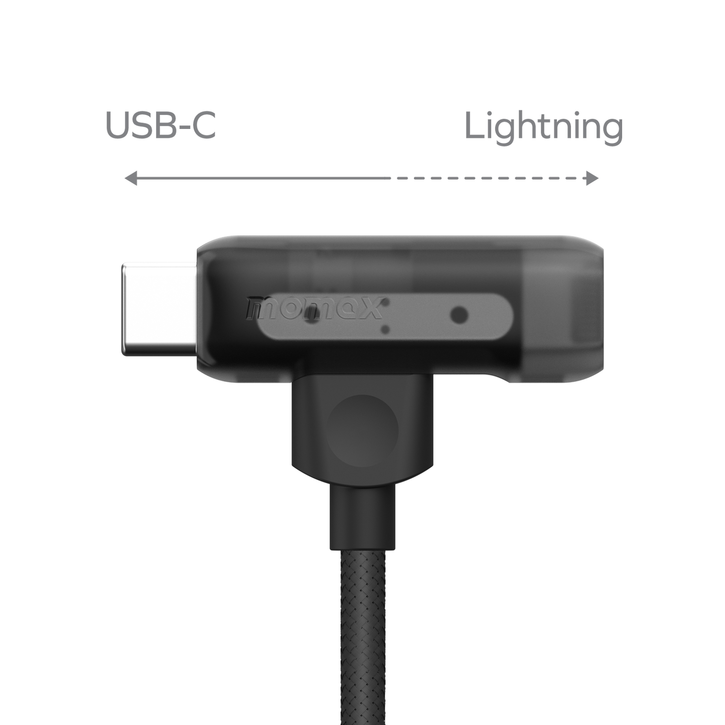 1-Link Flow Duo USB-C to USB-C & Lightning Braided Cable 60W 1.5m