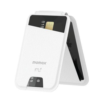 1-Wallet Vegan Leather Magnetic Card Holder with Stand