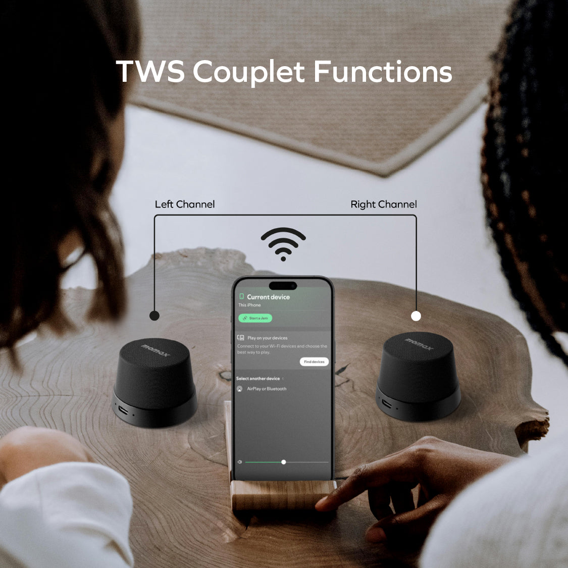 1-Vibe Go Magnetic Portable True Wireless Speaker