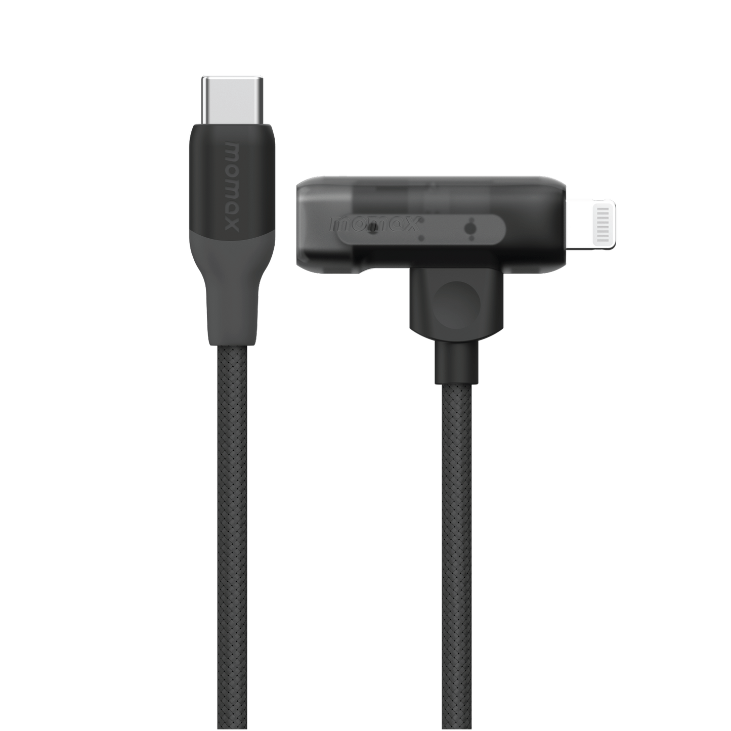 1-Link Flow Duo USB-C to USB-C & Lightning Braided Cable 60W 1.5m