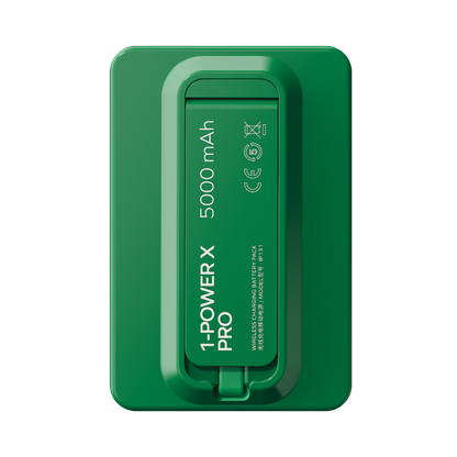 1-Power X Pro Magnetic Wireless Power Bank 5000mAh With Built-In USB-C Cable