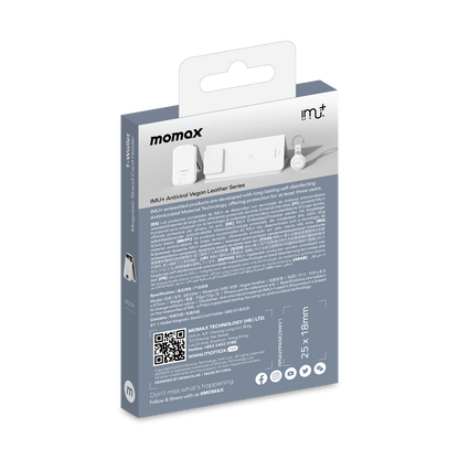 1-Wallet Vegan Leather Magnetic Card Holder with Stand