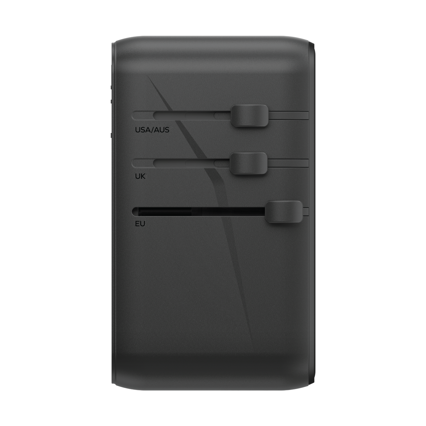 1-World Universal 4-Port Travel GaN Charger 140W + USB-C Cable