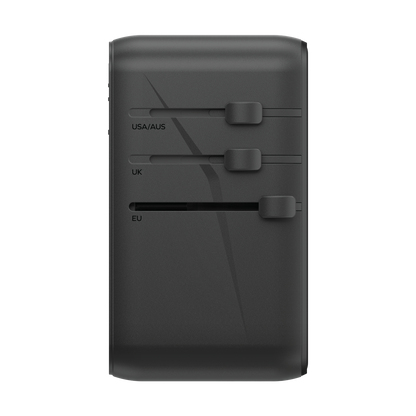 1-World Universal 4-Port Travel GaN Charger 140W + USB-C Cable