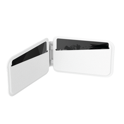 1-Wallet Vegan Leather Magnetic Card Holder with Stand