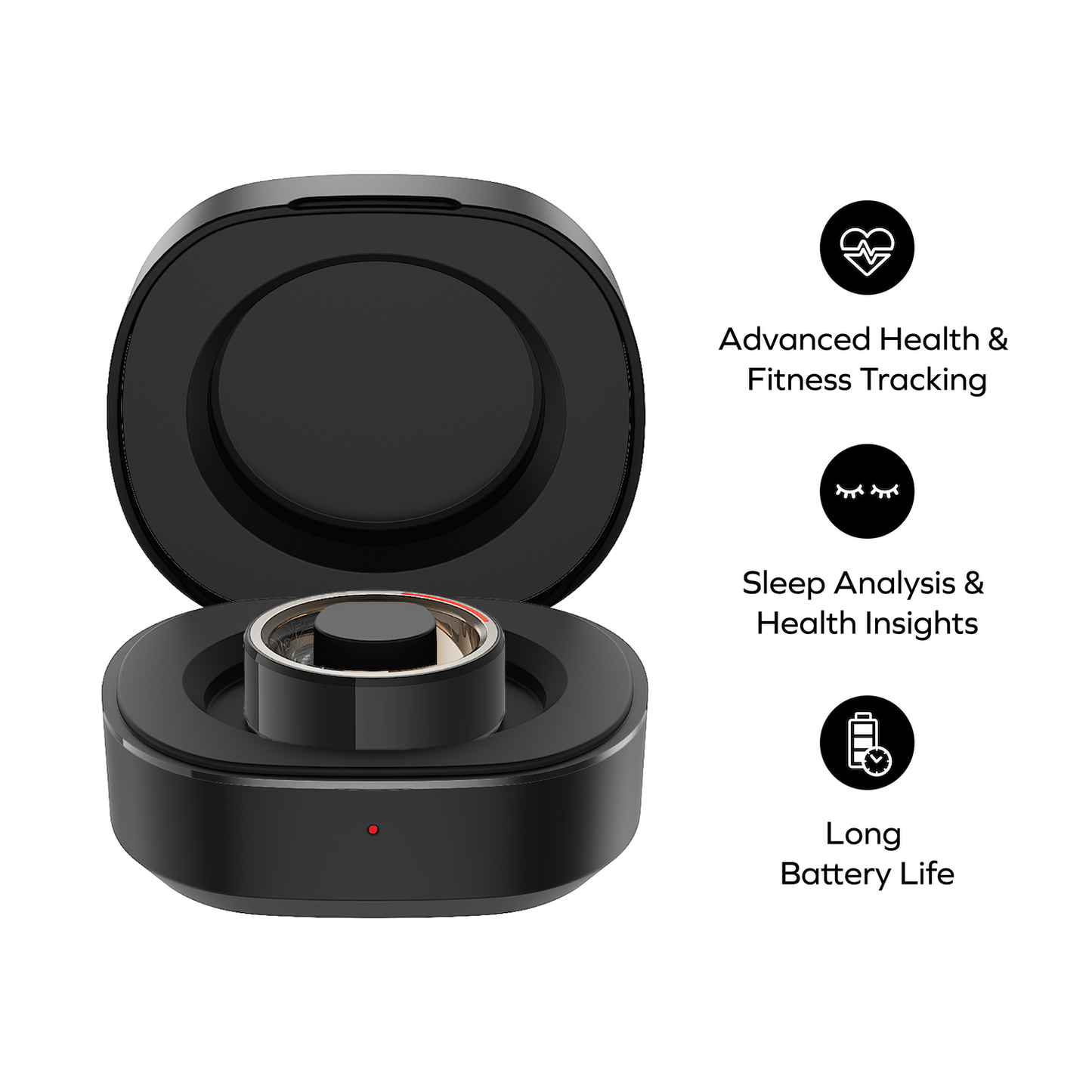 1-Sense Active Multi-Functional Health Tracking Smart Ring