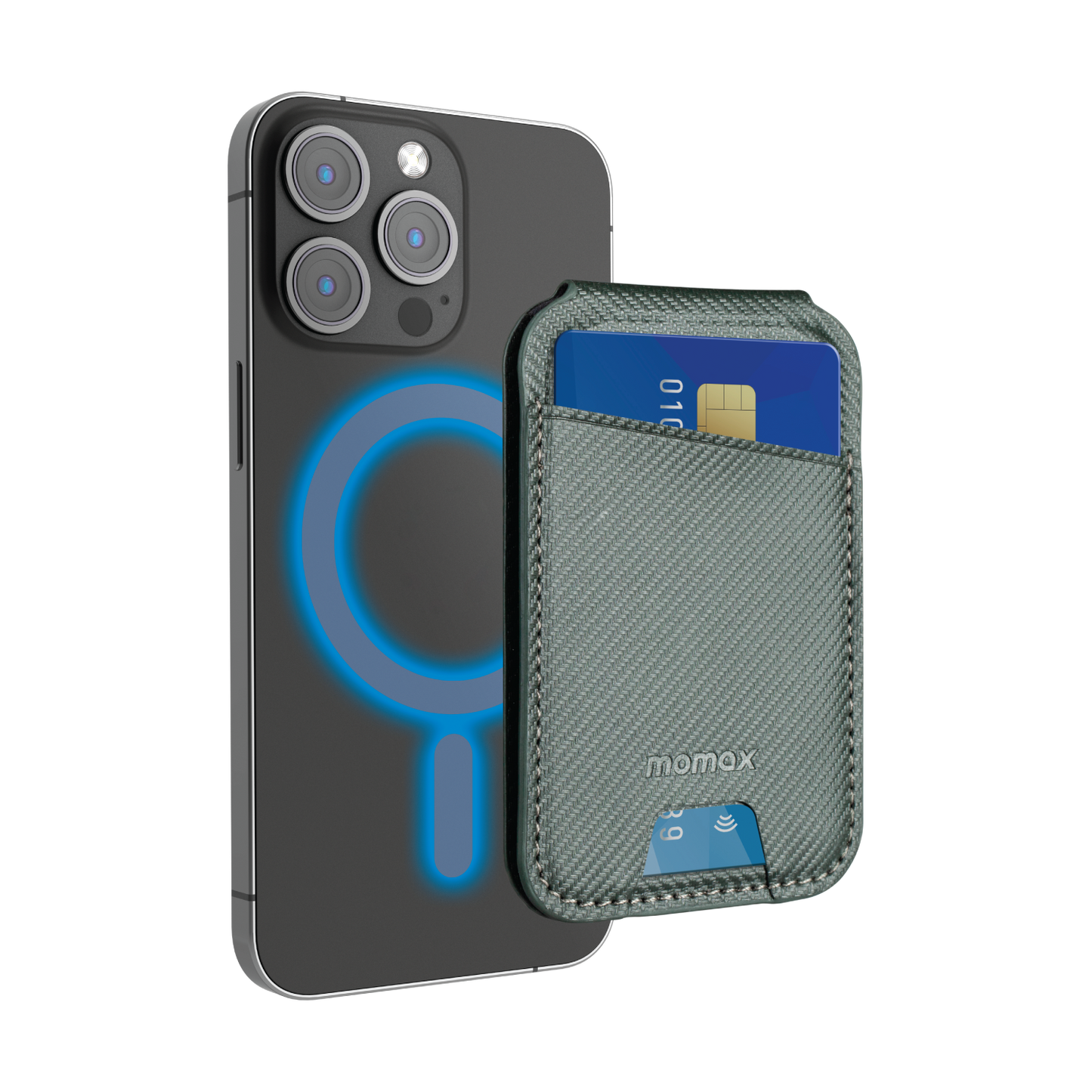 1-Wallet Magnetic Card Holder With Stand