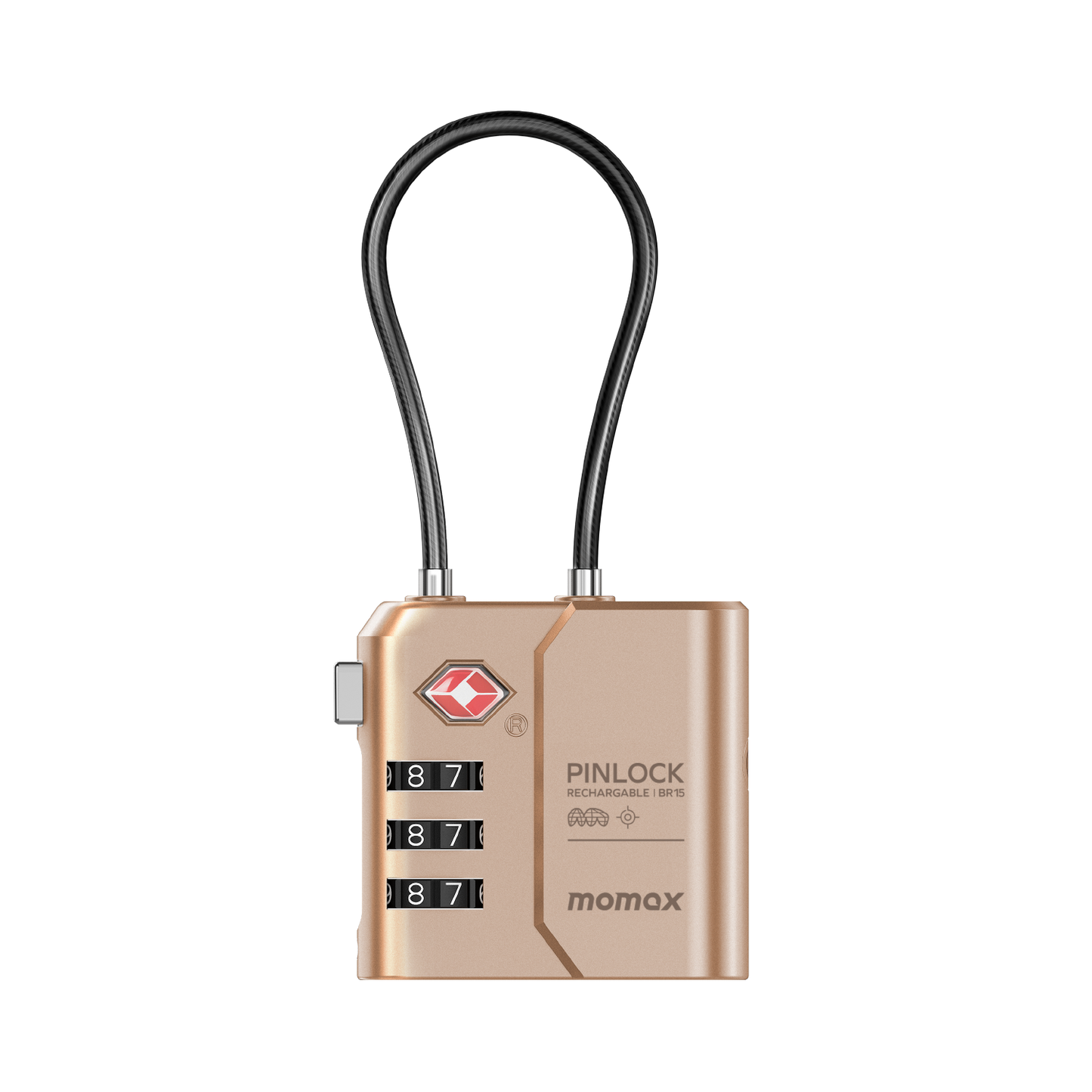 PinLock Find My Locator with TSA Padlock