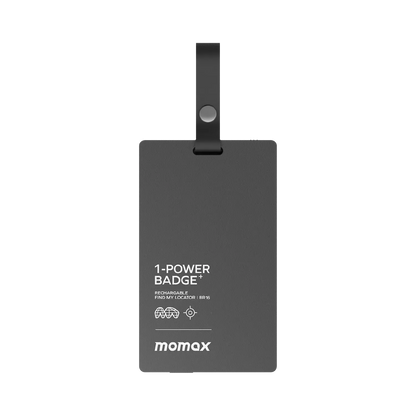 1-Power Badge+ Emergency Power Bank With Find My Locator