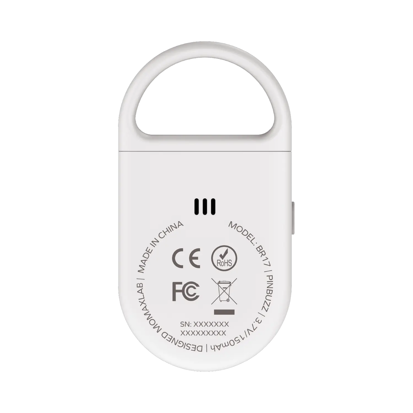 PinBuzz Rechargeable Anti-Theft Personal Alarm With Find My Locator