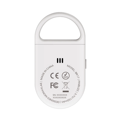 PinBuzz Rechargeable Anti-Theft Personal Alarm With Find My Locator