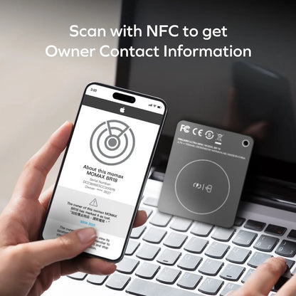 PinCard Ultra Mini Rechargeable Find My Mini Locator with UWB