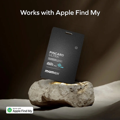 PinCard Ultra Rechargeable Find My Locator with UWB