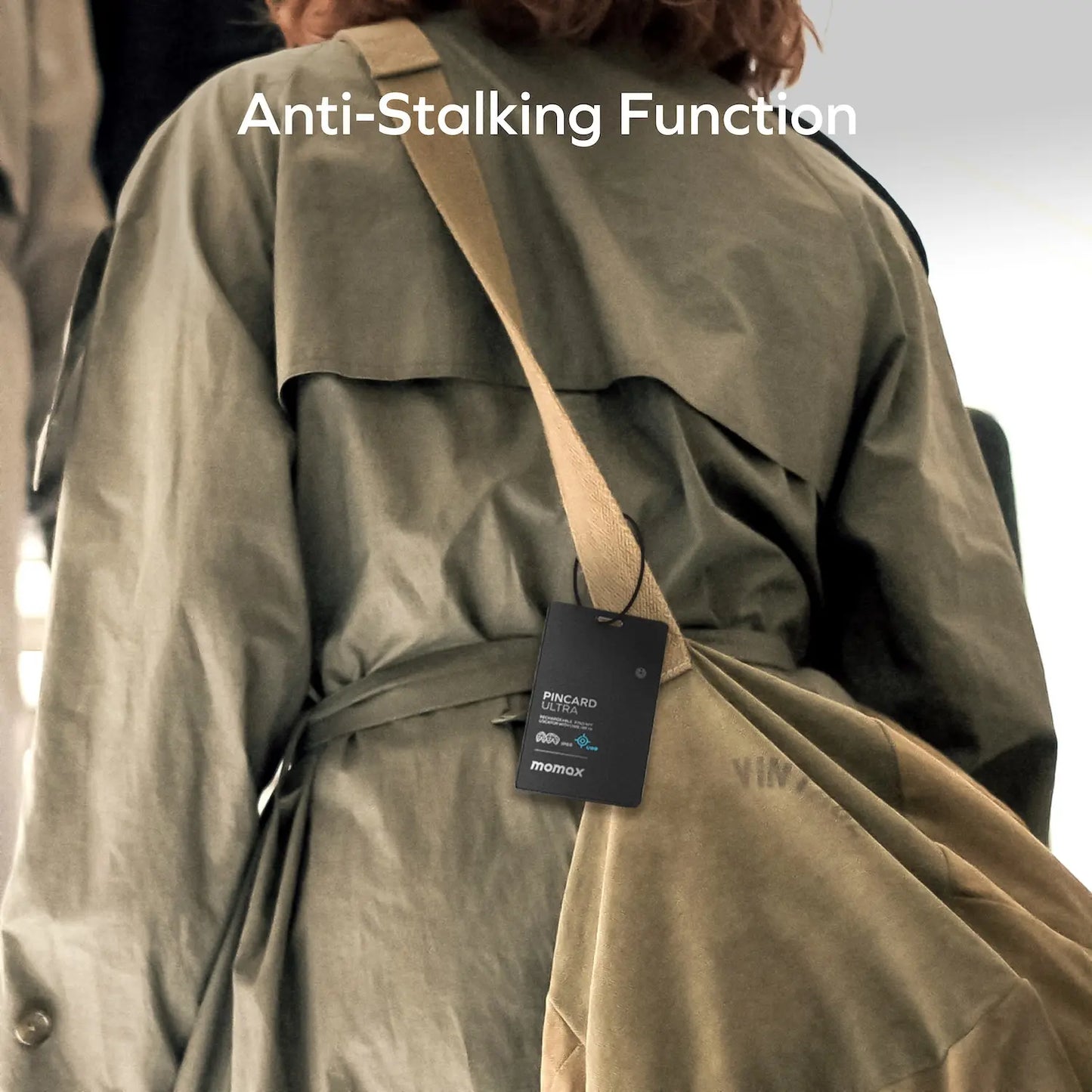 PinCard Ultra Rechargeable Find My Locator with UWB