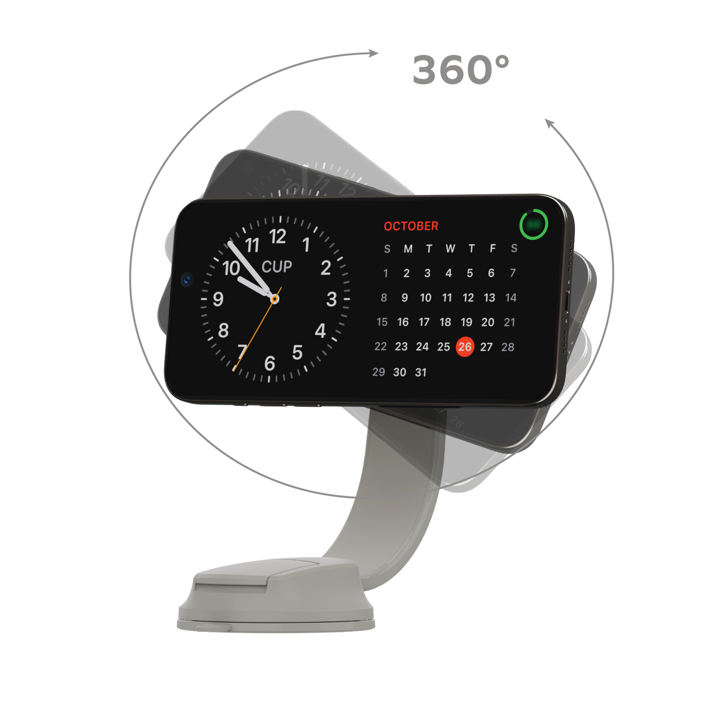 Q2.Mag Qi2 Magnetic Wireless Charging Car Mount 15W