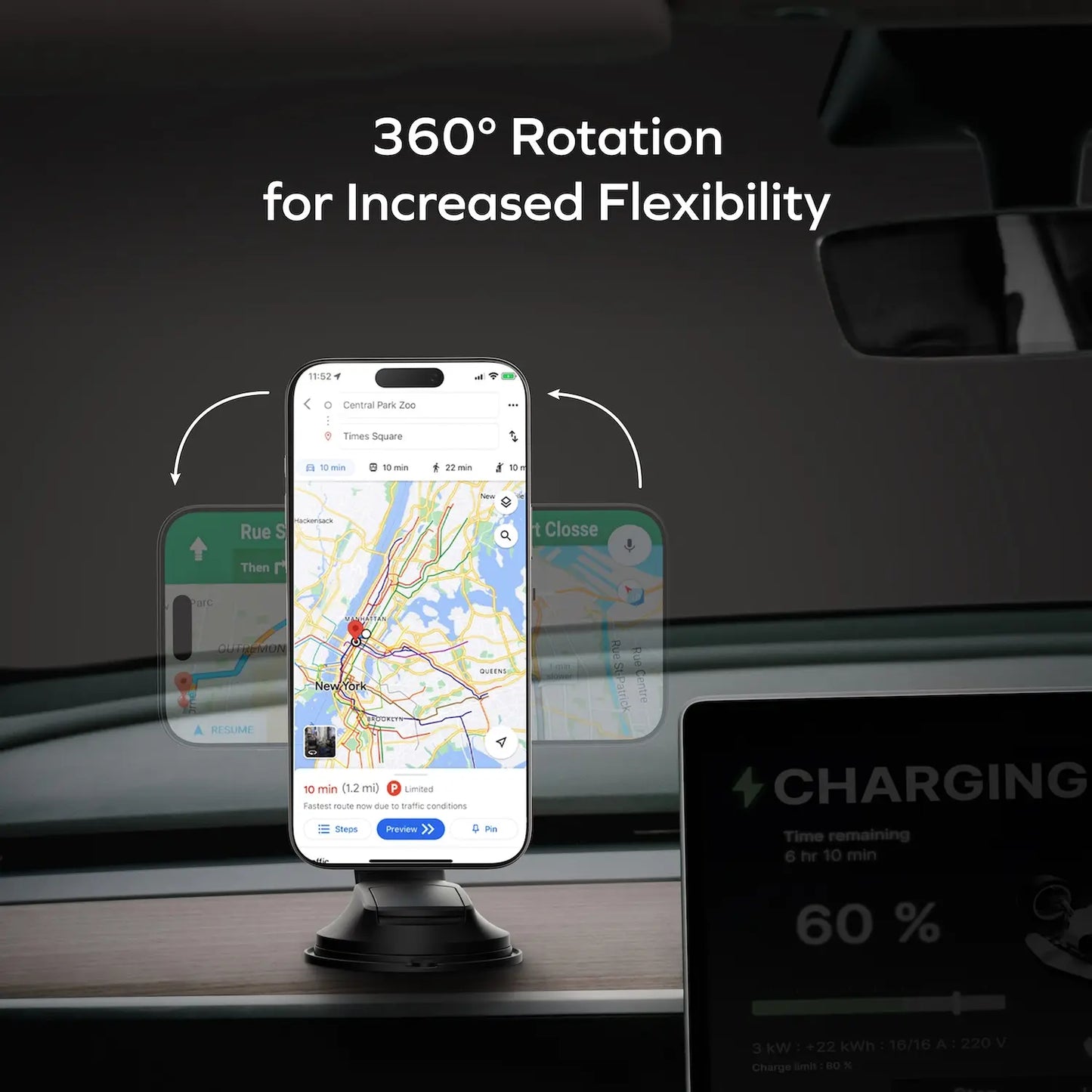 1-Move Q.Mag 25W Magnetic Wireless Charging Car Mount