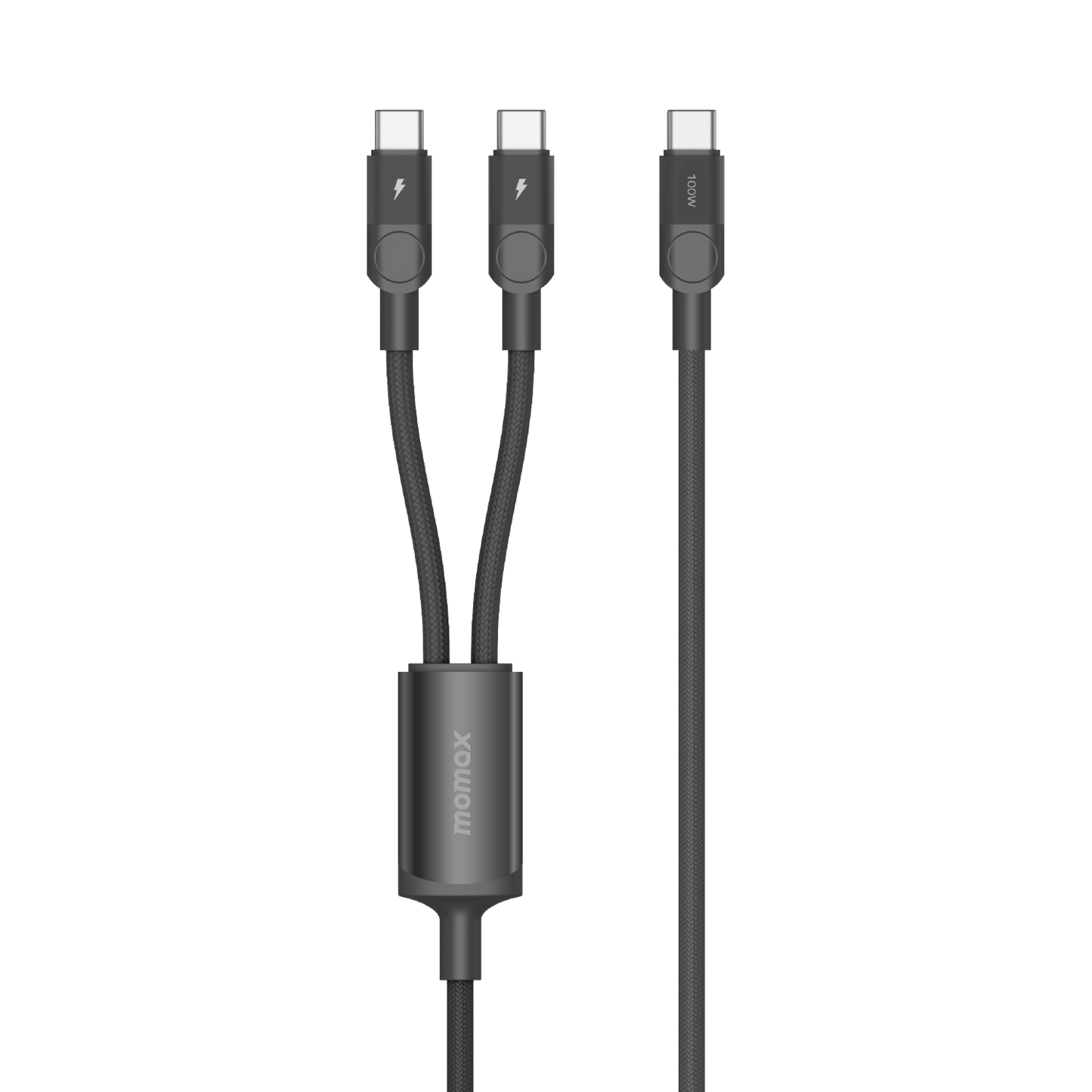 Mag.Link Magnetic USB-C to 2 USB-Cs Cable 100W 2m