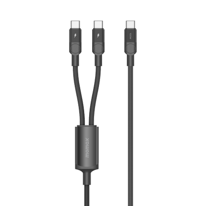Mag.Link Magnetic USB-C to 2 USB-Cs Cable 100W 2m