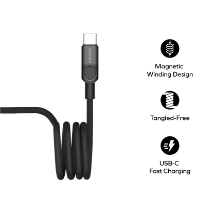 Mag.Link Magnetic USB-C to USB-C Cable 60W 1m