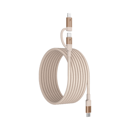 Mag.Link Duo Magnetic USB-C to USB-C & Lightning Cable 60W Up to 2m