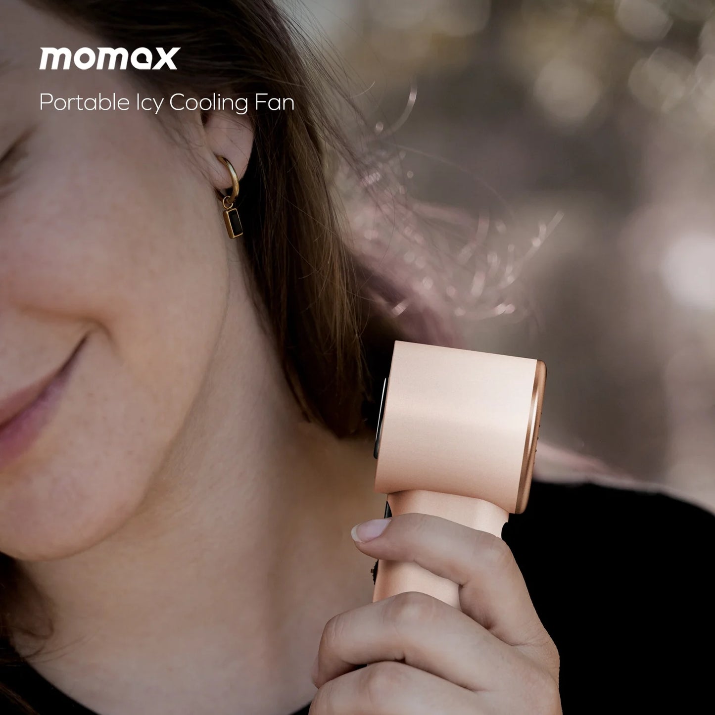 1°Go Portable Handheld High Speed Fan With Icy Cooling Plate