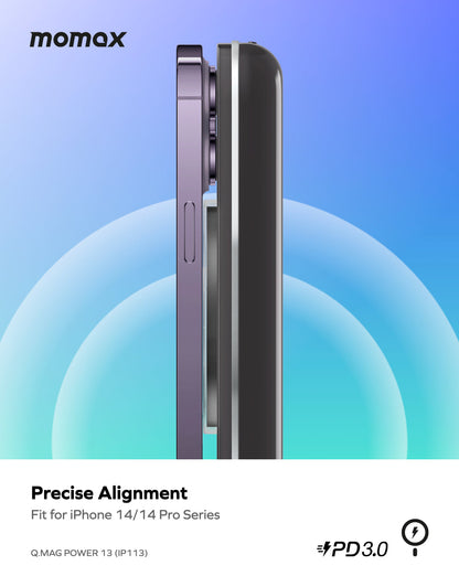 Q.Mag Power 13 Magnetic Wireless Power Bank 10000mAh