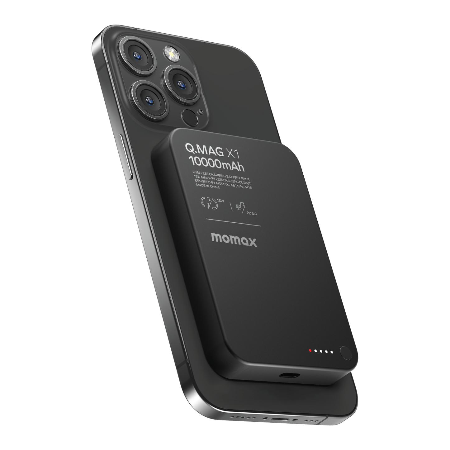 Q.Mag X1 Magnetic Wireless Power Bank 10000mAh - Gen 2