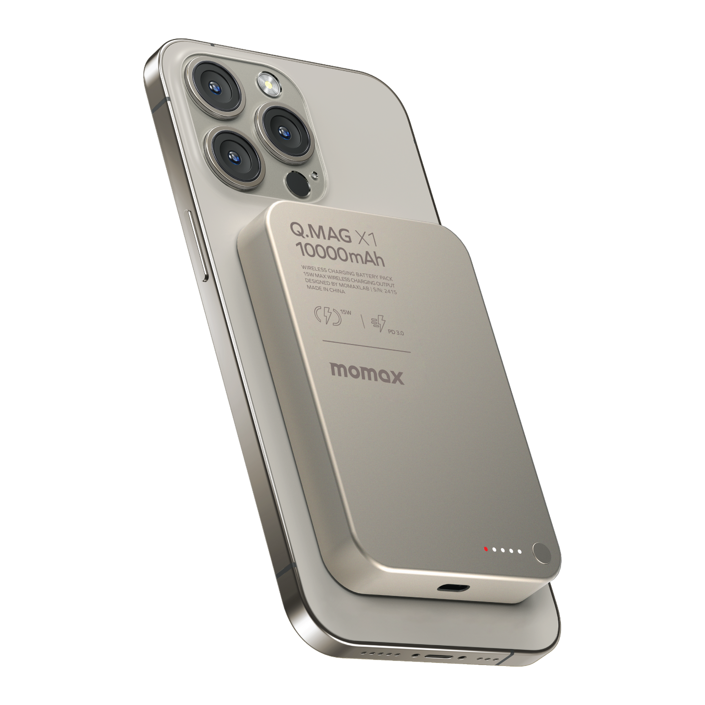 Q.Mag X1 Magnetic Wireless Power Bank 10000mAh - Gen 2