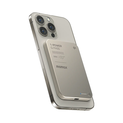 1-Power Q.Pass Qi2 Magnetic Wireless Power Bank 5000mAh