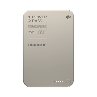 1-Power Q.Pass Qi2 Magnetic Wireless Power Bank 5000mAh
