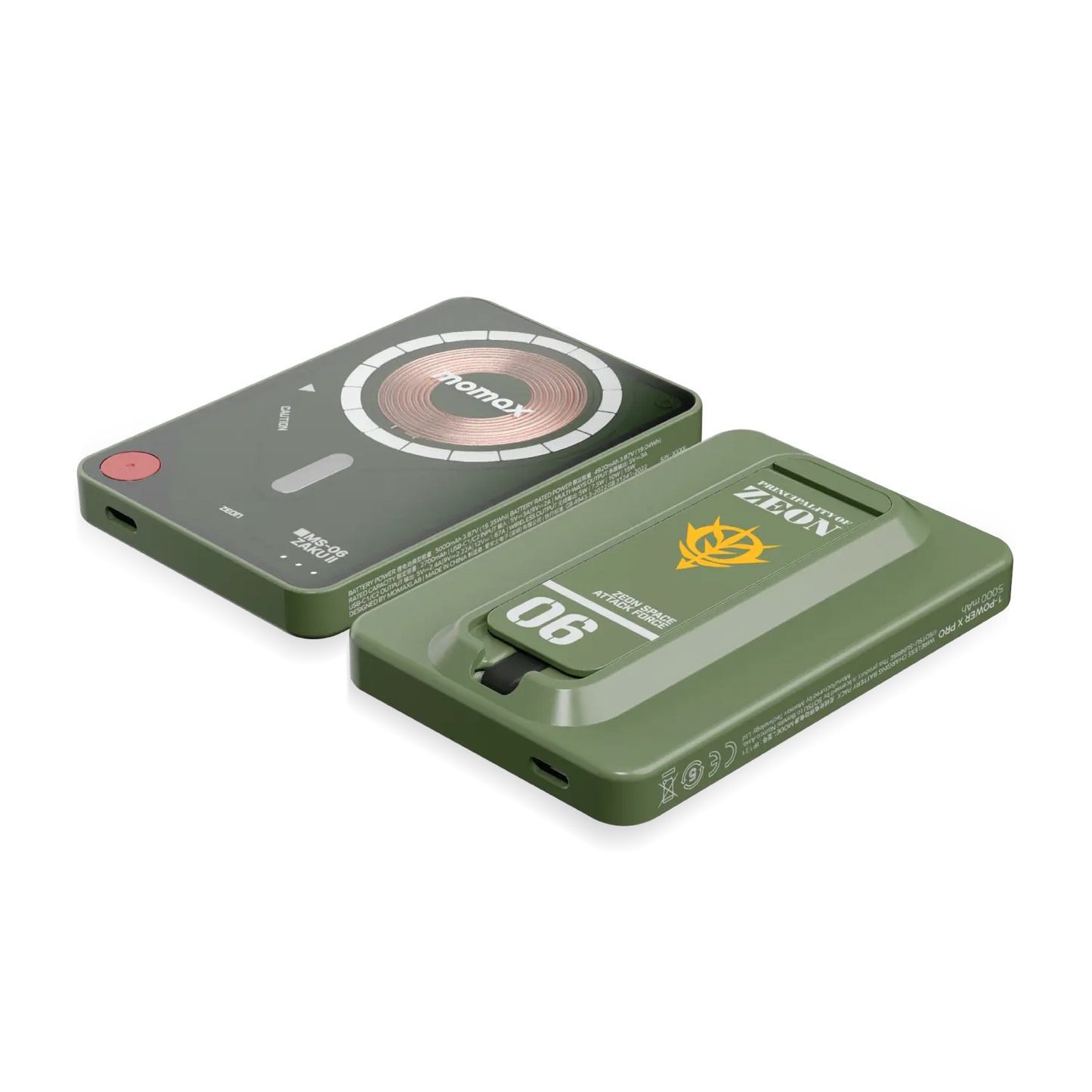 1-Power X Pro Magnetic Wireless Power Bank 5000mAh With Built-In USB-C Cable - Limited Edition