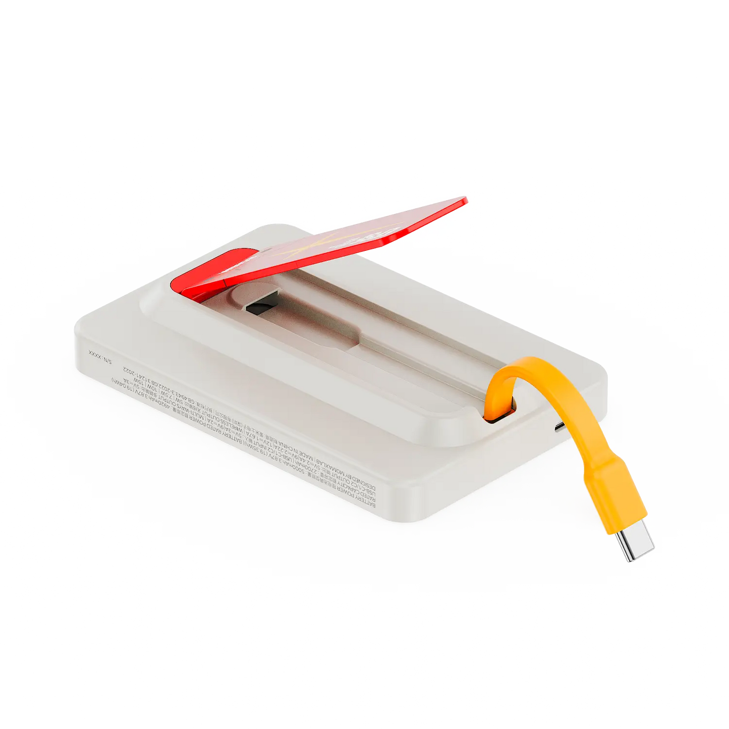 1-Power X Pro Magnetic Wireless Power Bank 5000mAh With Built-In USB-C Cable - Limited Edition