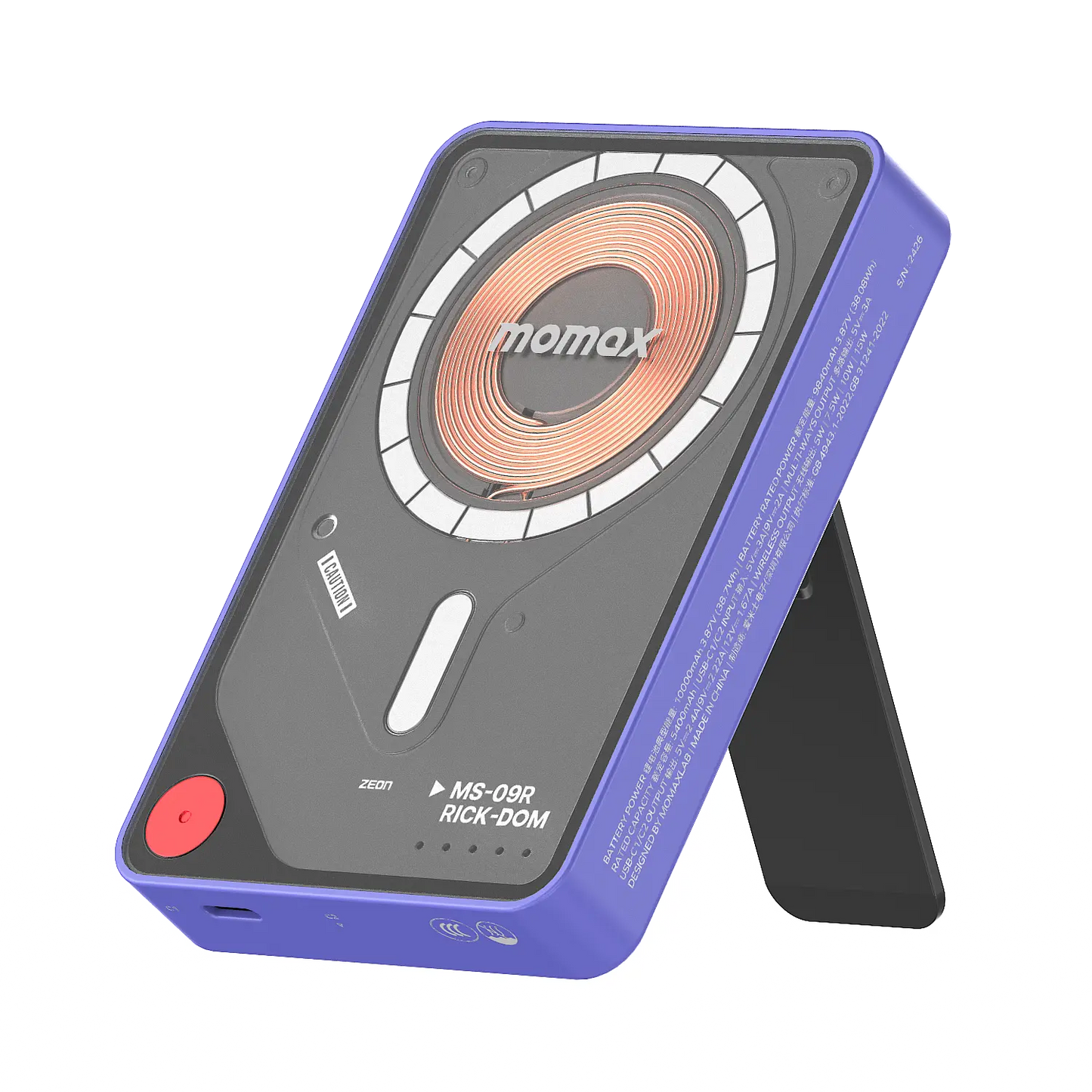 1-Power X Pro+ Magnetic Wireless Power Bank 10000mAh With Built-In USB-C Cable - Limited Edition