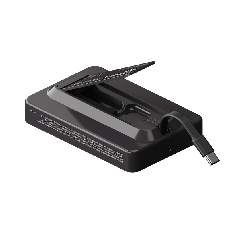 1-Power X Pro+ Magnetic Wireless Power Bank 10000mAh With Built-In USB-C Cable