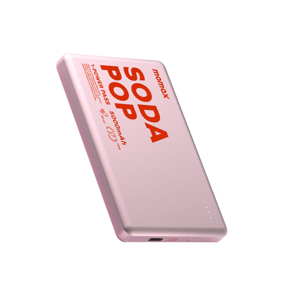 1-Power Pass Magnetic Wireless Power Bank 5000mAh