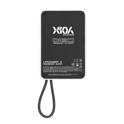 1-Power X Power Bank 10000mAh With Built-in USB-C Cable - Limited Edition