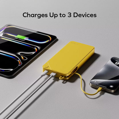 1-Power X Power Bank 20000mAh With Built-In USB-C Cable