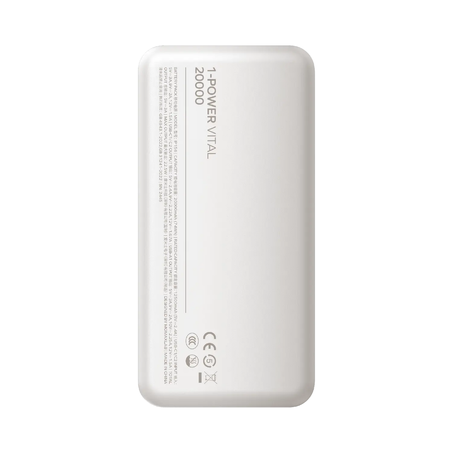 1-Power Vital Power Bank 20000mAh