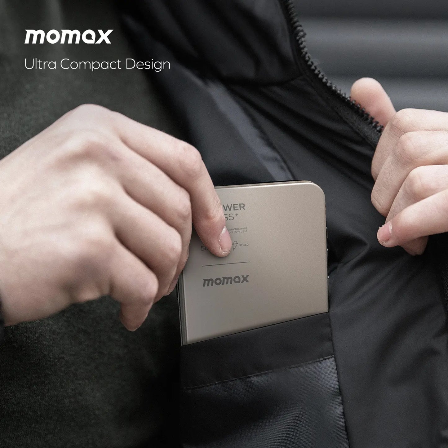 1-Power F.Pass⁺ 5000mAh Magnetic Battery Pack with Built-in Cable