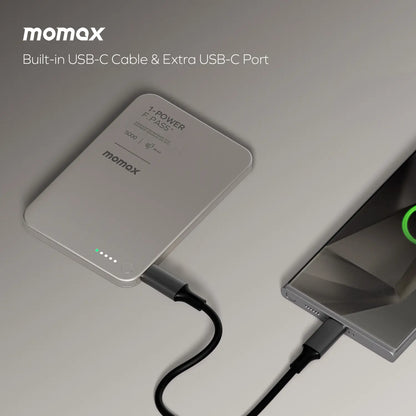 1-Power F.Pass⁺ 5000mAh Magnetic Battery Pack with Built-in Cable