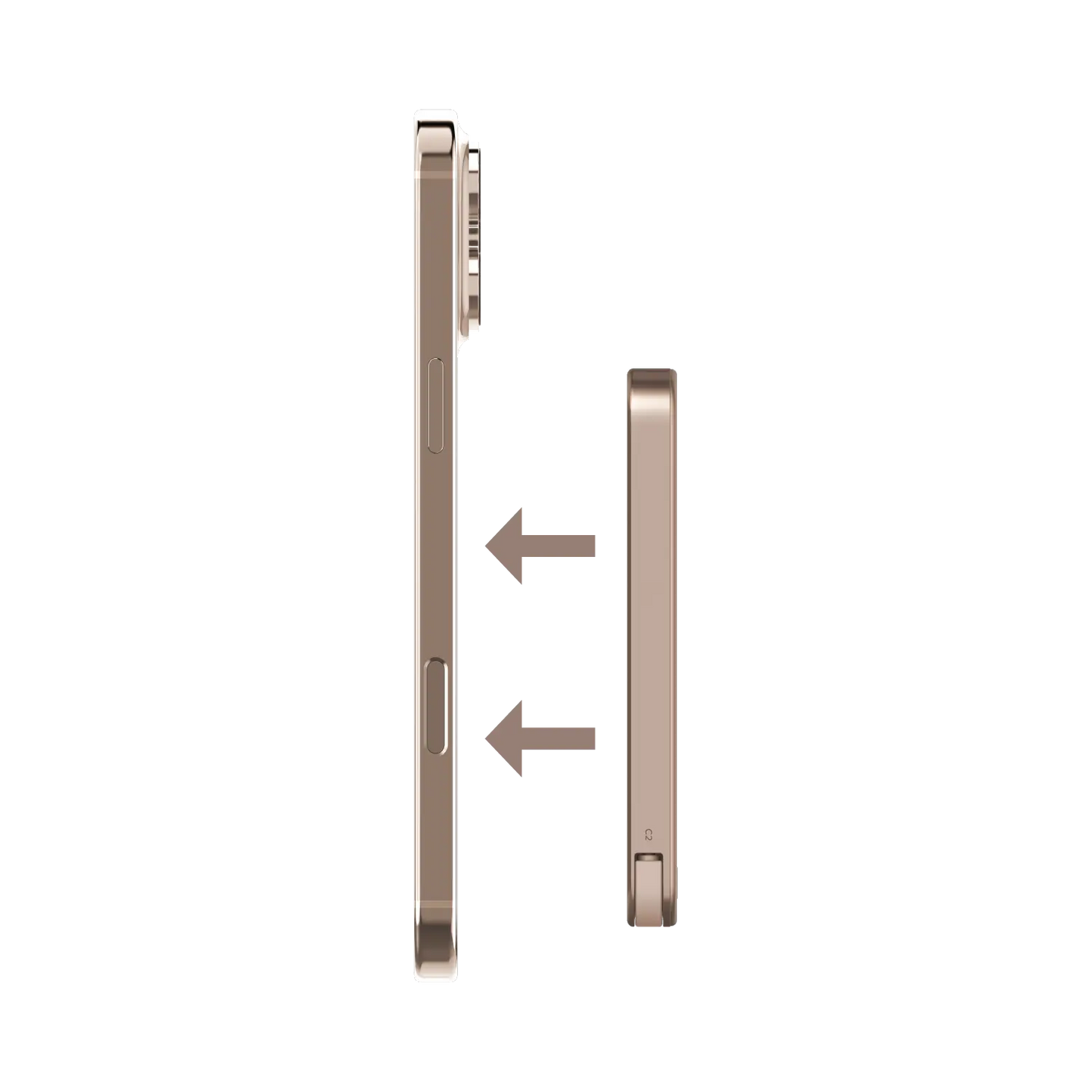 1-Power F.Pass⁺ 5000mAh Magnetic Battery Pack with Built-in Cable
