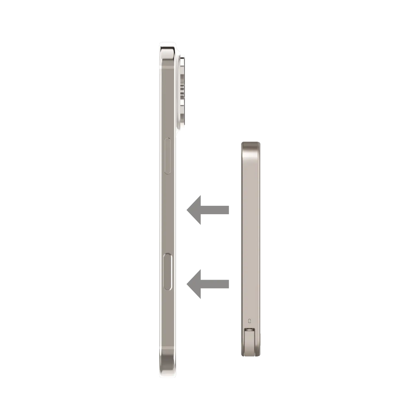 1-Power F.Pass⁺ 5000mAh Magnetic Battery Pack with Built-in Cable